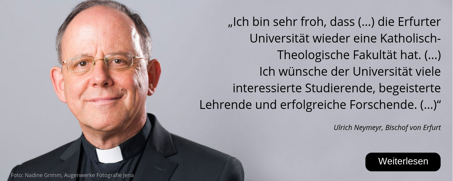 Bischof Ulrich Neymeyr, Bistum Erfurt, 25 Jahre Uni Erfurt