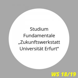Zukunftswerkstatt Uni Erfurt, Studium Fundamentale